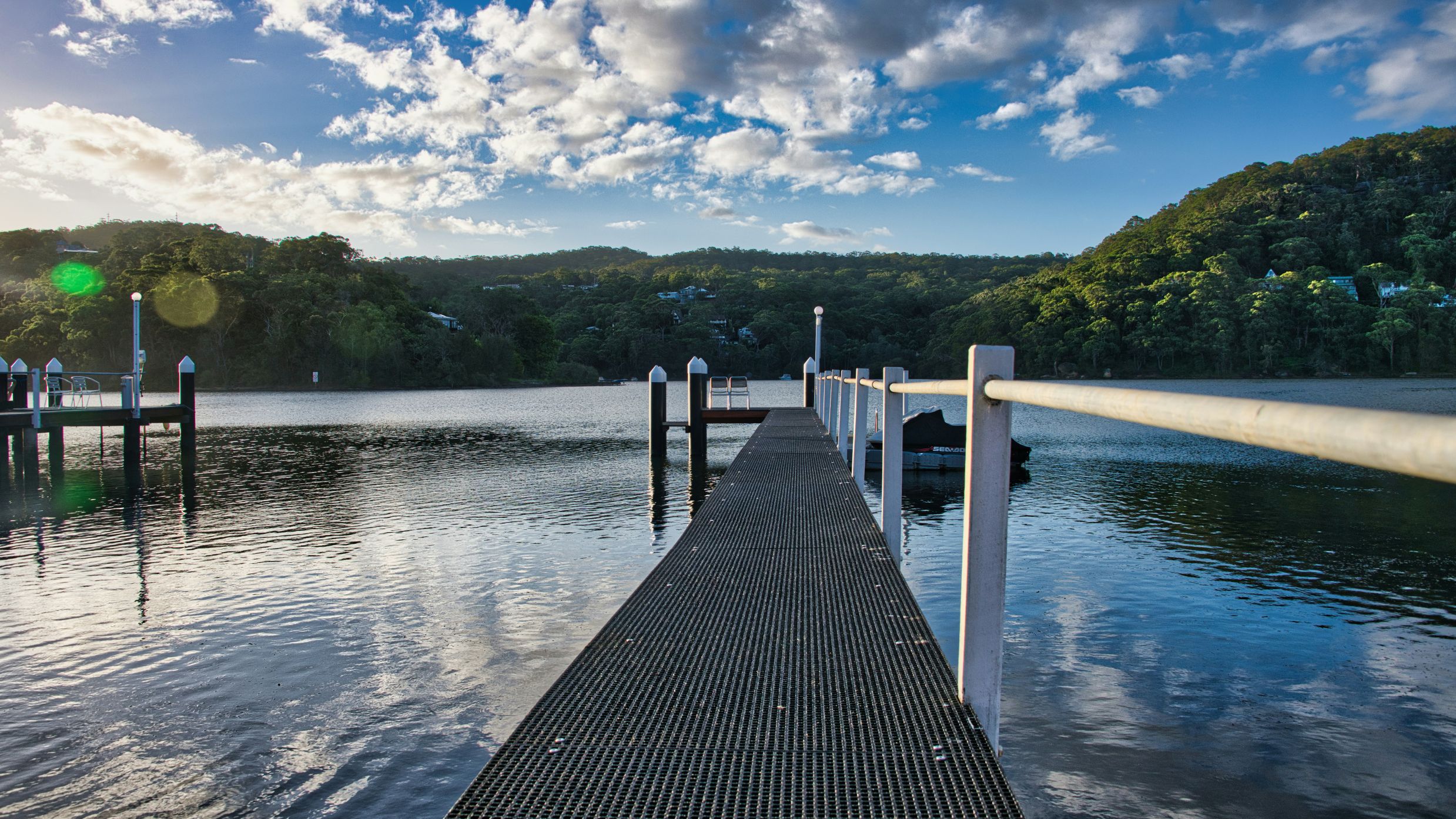 Woy Woy jetty on the Central Coast NSW at sunrise