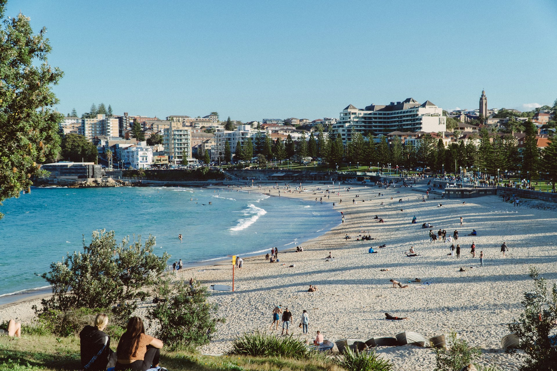 Coogee Beach Sydney with coastal apartments, representing investment property opportunities in Australia